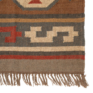 Jaipur Living Jaipur Living Thebes Handwoven Jute Flatweave Rug Bold Southwestern Geometric Pattern 6' x 9' RUG150336