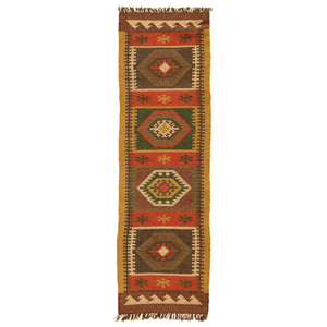 Jaipur Living Jaipur Living Amman Handwoven Jute Flatweave Rug with Bold Southwestern Geometric Pattern 2'6" x 8' RUG135454