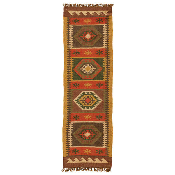 Jaipur Living Jaipur Living Amman Handwoven Jute Flatweave Rug with Bold Southwestern Geometric Pattern 2'6" x 8' RUG135454