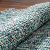 Dalyn Rugs Bondi BD1 Hand Loomed 80% Wool/20% Cotton Casual Rug Turquoise 9' x 13' BD1TU9X13