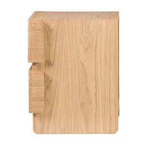 Union Home Overton Nightstand - Modern Minimalist Design With Fsc Certified Oak Drawer Fronts For Stylish Storage Natural Fsc Certified Oak Wood Bdm00247