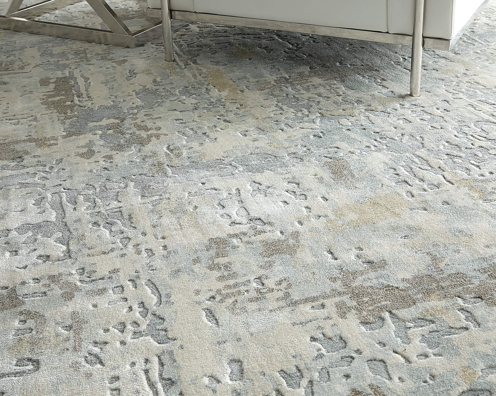Feizy Rugs Braden Abstract Nature Inspired Area Rug Neutral Tones for Living Room or Bedroom 8' x 10' BDN8A51FBLUMLTF00
