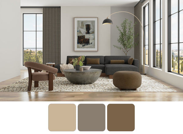 Feizy Rugs Braden Abstract Neutral Area Rug Soft Undyed Yarn Transitional Living Room Accent BDN8A52FIVYGRYE10