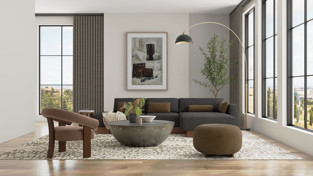 Feizy Rugs Braden Abstract Neutral Area Rug Soft Undyed Yarn Transitional Living Room Accent BDN8A52FIVYGRYE10