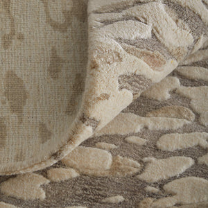 Feizy Rugs Braden Abstract Neutral Area Rug Soft Undyed Yarn Transitional Living Room Accent BDN8A52FIVYGRYE10