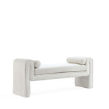 Concord Bench in Ivory BE001-IV Manhattan Comfort