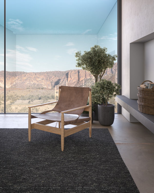 Momeni Bebe BEB-1 Hand Tufted Transitional Solid Indoor Rug Charcoal 8' x 10'