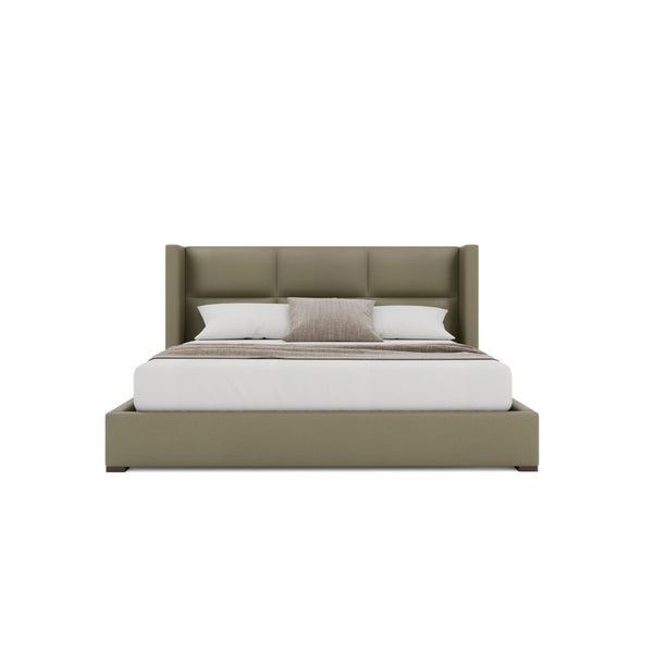 Nativa Interiors Aylet Square Tufted Upholstered Bed Stone  Bed-aylet-sq-low-ca-vin-stone