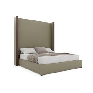 Nativa Interiors Irenne Plain Upholstered Bed Stone  Bed-irenne-pl-hi-ca-vin-stone