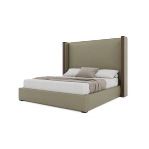 Nativa Interiors Irenne Plain Upholstered Bed Stone  Bed-irenne-pl-mid-ca-vin-stone