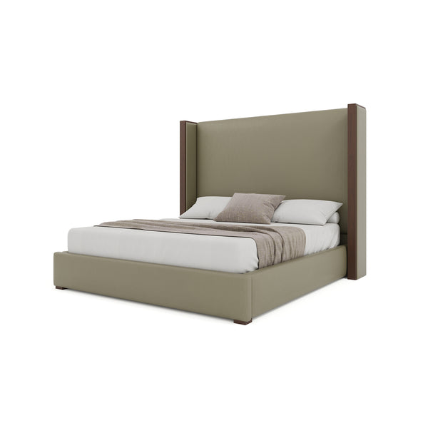 Nativa Interiors Irenne Plain Upholstered Bed Stone  Bed-irenne-pl-mid-ca-vin-stone