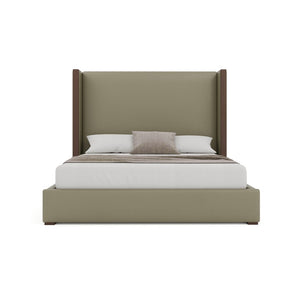 Nativa Interiors Irenne Plain Upholstered Bed Stone  Bed-irenne-pl-mid-ca-vin-stone