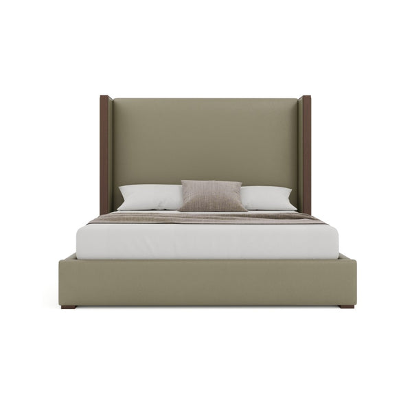 Nativa Interiors Irenne Plain Upholstered Bed Stone  Bed-irenne-pl-mid-ca-vin-stone