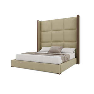 Nativa Interiors Irenne Square Tufted Upholstered Bed Cream  Bed-irenne-sq-hi-ca-vin-cream