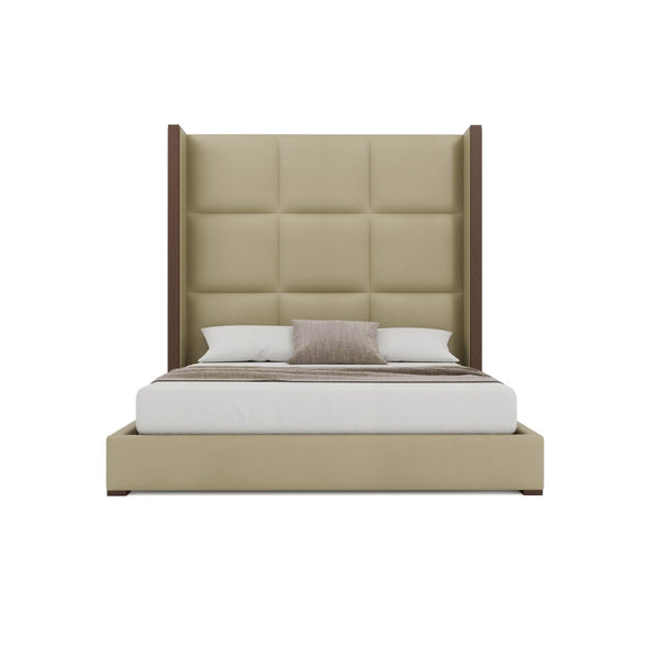 Nativa Interiors Irenne Square Tufted Upholstered Bed Cream  Bed-irenne-sq-hi-ca-vin-cream