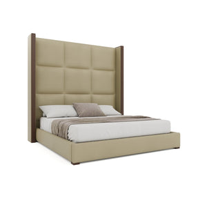Nativa Interiors Irenne Square Tufted Upholstered Bed Cream  Bed-irenne-sq-hi-ca-vin-cream
