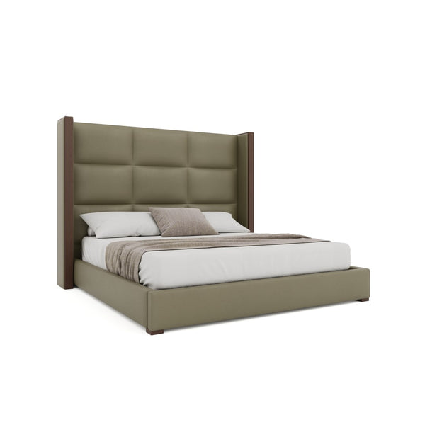 Nativa Interiors Irenne Square Tufted Upholstered Bed Stone  Bed-irenne-sq-mid-ca-vin-stone