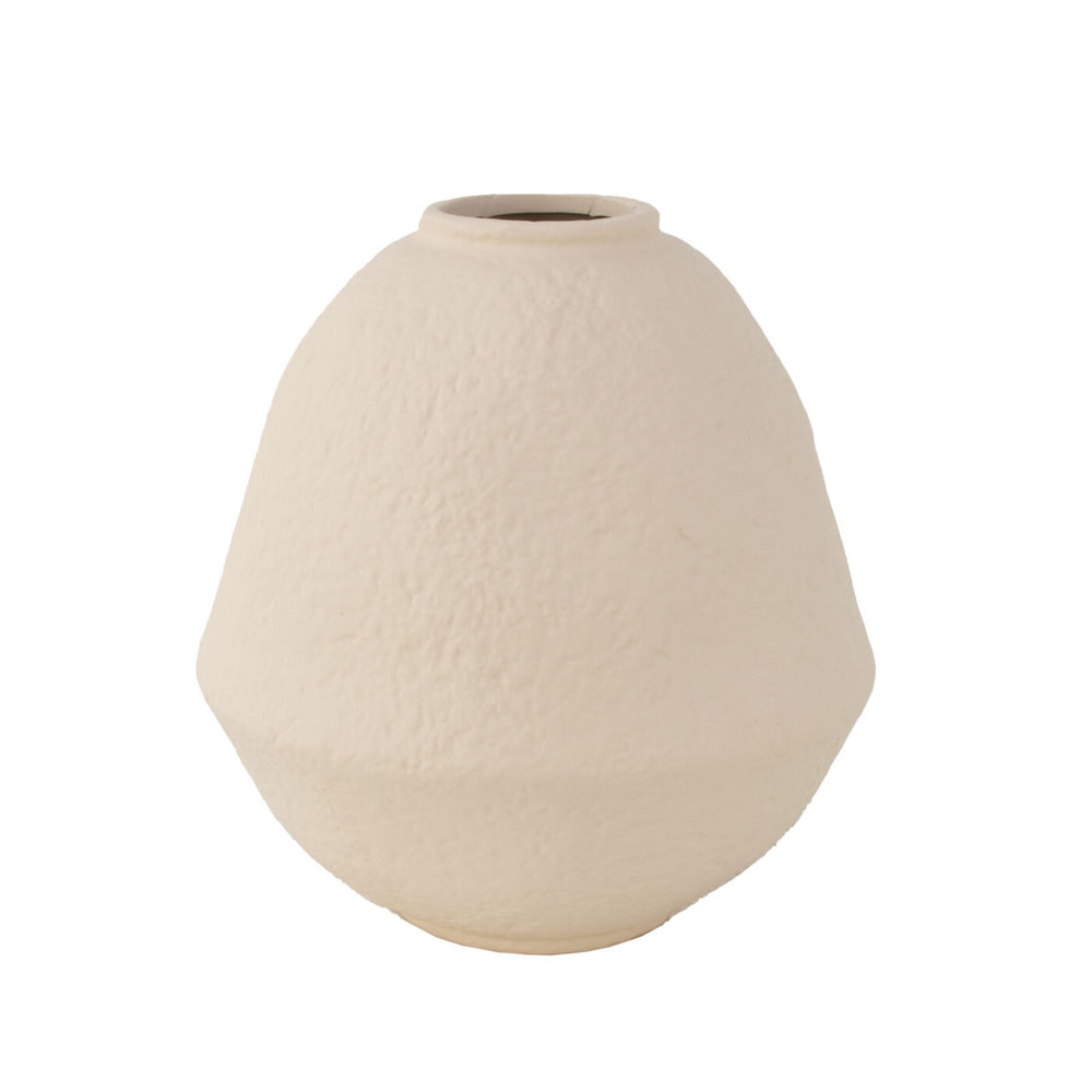 Zeugma Beige Decorative Urn - Earthy Clay Design, 8" Square, Perfect For Home Décor Or Gifts!   Nw240335c