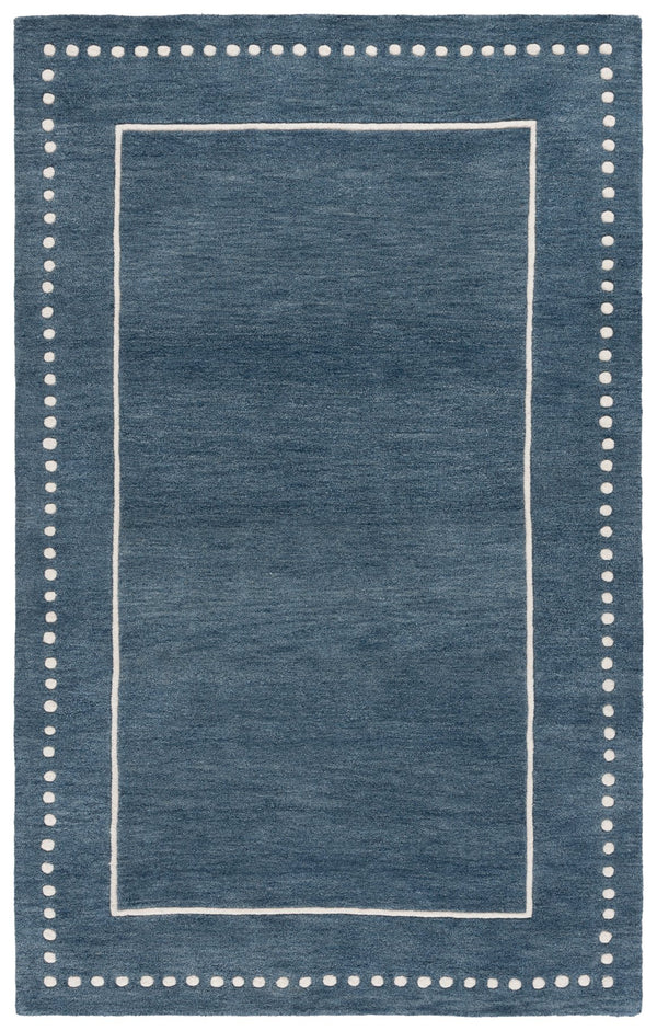 Safavieh Bella Hand-tufted Wool Area Rug In Classic Navy And Ivory Design For Timeless Home Elegance Navy ,Ivory Wool Bel151n-5