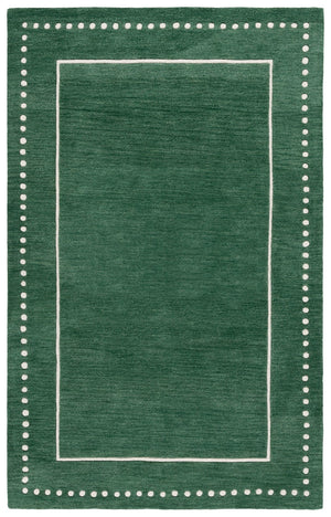 Safavieh Bella Hand-tufted Wool Area Rug In Classic Navy And Ivory Design For Timeless Home Elegance Green ,Ivory Wool Bel151y-5
