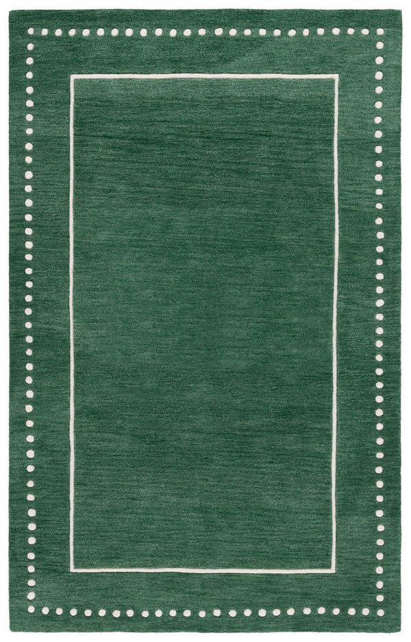 Safavieh Bella Hand-tufted Wool Area Rug In Classic Navy And Ivory Design For Timeless Home Elegance Green ,Ivory Wool Bel151y-5