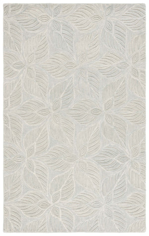 Safavieh Bella 5' X 8' Handcrafted Medium Rectangle Area Rug - Luxurious Grey Ivory Wool & Cotton Blend Grey ,Ivory 80% Wool 20% Cotton Bel222f-5