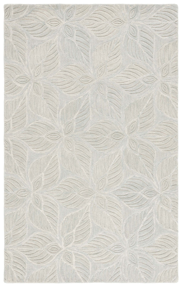 Safavieh Bella 5' X 8' Handcrafted Medium Rectangle Area Rug - Luxurious Grey Ivory Wool & Cotton Blend Grey ,Ivory 80% Wool 20% Cotton Bel222f-5