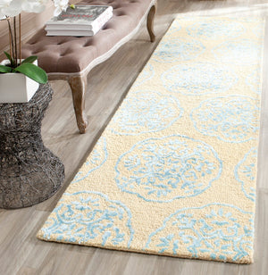 Safavieh Bella Hand Tufted  Rug Beige / Blue BEL711C-2