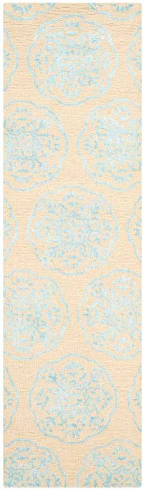 Safavieh Bella Hand Tufted  Rug Beige / Blue BEL711C-2