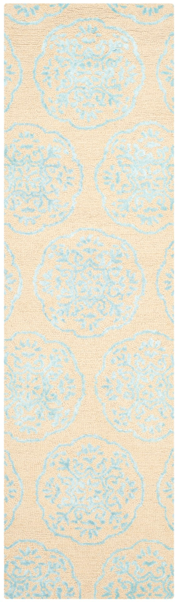 Safavieh Bella Hand Tufted  Rug Beige / Blue BEL711C-2