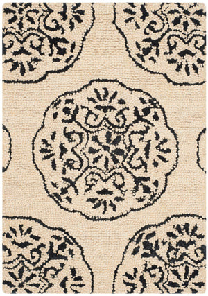 Safavieh Bella Hand Tufted  Rug Ivory / Charcoal BEL711D-2