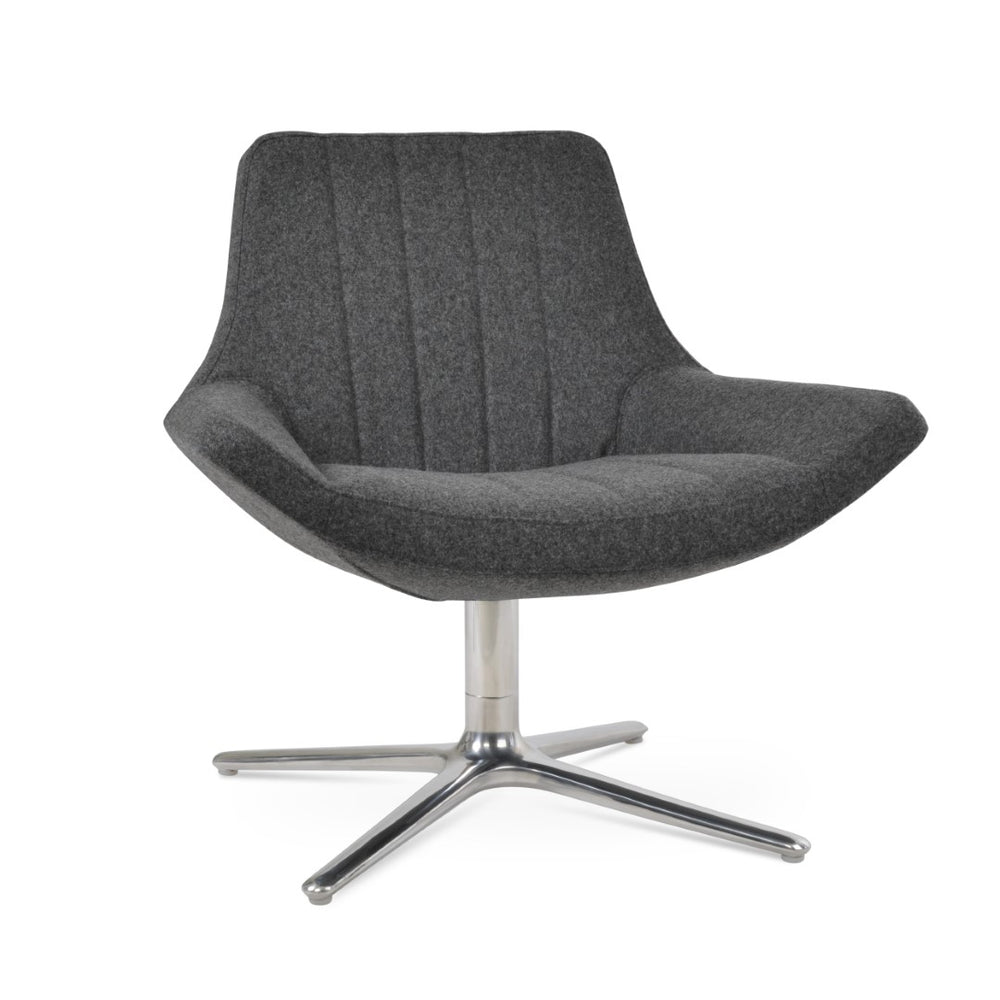 Soho Concept Camilla Lounge Armchair - Compact Comfort In Camira Blazer Wool With 10-year Guarantee & 350 Lbs Support   Soho-concept-dining-chair-12876