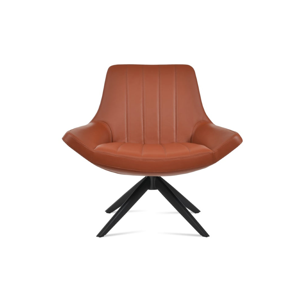 Soho Concept Tribeca Arm Sword Swivel Dining Chair - Stylish Boucle, Velvet & Nubuck Fabrics With 10-year Guarantee Cinnamon  Soho-concept-dining-chair-12879