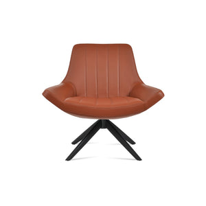 Soho Concept Tribeca Arm Sword Swivel Dining Chair - Stylish Boucle, Velvet & Nubuck Fabrics With 10-year Guarantee Cinnamon  Soho-concept-dining-chair-12879