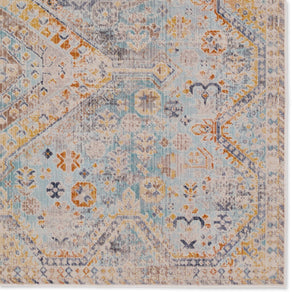 Jaipur Living Vibe by Jaipur Living Marquess Polypropylene Medallion Runner Rug for Patio or Hallway 4' x 6' RUG157205