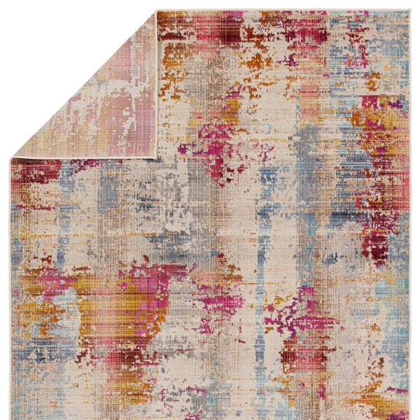 Jaipur Living Bequest Vidame Beq05 Powerloomed Machinemade 100% Polypropylene Contemporary/Modern Abstract Outdoor Rug Pink, Blue 100% Polypropylene Rug157537