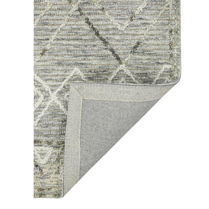 Amer Rugs Berlin Farmhouse Geometric Hand-hooked Wool Area Rug – Trendy Style For Timeless Home Elegance Gray Wool Ber20203