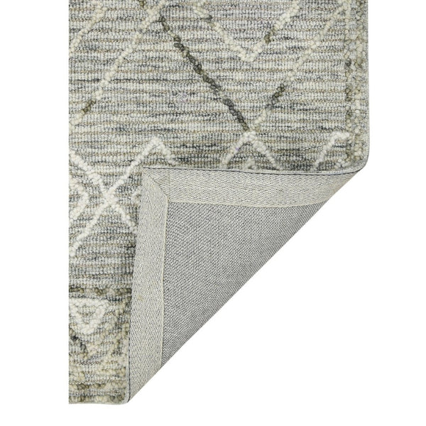 Amer Rugs Berlin Farmhouse Geometric Hand-hooked Wool Area Rug – Trendy Style For Timeless Home Elegance Gray Wool Ber20203