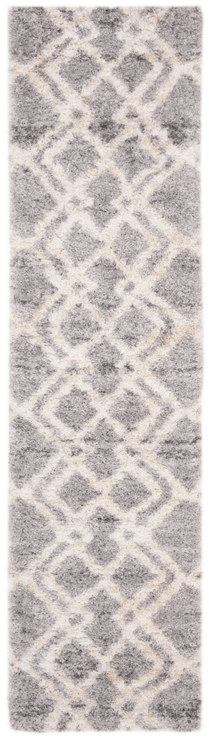 Safavieh Berber Shag Area Rug 11' X 15' In Grey & Cream - Luxurious Softness, Durable, Oeko-tex Certified Comfort Grey ,Cream Polypropylene Ber213g-1115