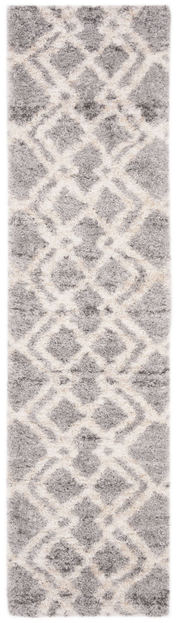 Safavieh Berber Shag Area Rug 11' X 15' In Grey & Cream - Luxurious Softness, Durable, Oeko-tex Certified Comfort Grey ,Cream Polypropylene Ber213g-1115