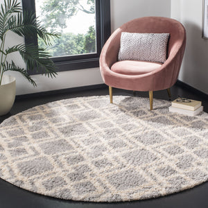 Safavieh Berber Shag Area Rug 11' X 15' In Grey & Cream - Luxurious Softness, Durable, Oeko-tex Certified Comfort Grey ,Cream Polypropylene Ber213g-1115
