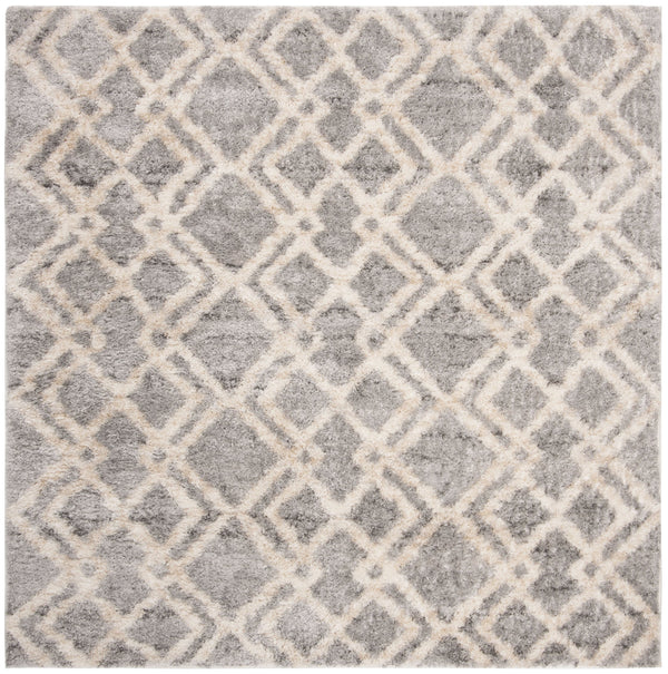 Safavieh Berber Shag Area Rug 11' X 15' In Grey & Cream - Luxurious Softness, Durable, Oeko-tex Certified Comfort Grey ,Cream Polypropylene Ber213g-1115