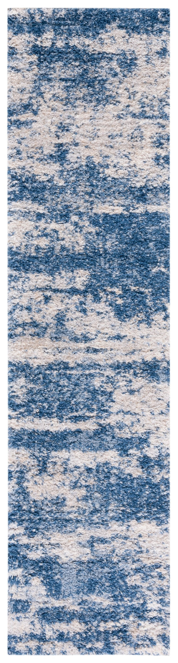 Safavieh Berber Shag & Flokati Rug - Luxurious Turkish Design With Abstract Pattern For Stylish Home Decor Beige ,Blue Polypropylene Ber219b-216