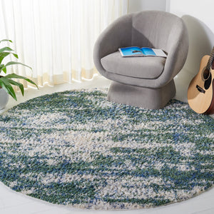 Safavieh Berber Shag & Flokati Rug - Luxurious Turkish Design With Abstract Pattern For Stylish Home Decor Green ,Beige Polypropylene Ber219y-216