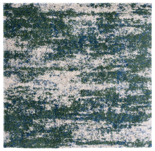 Safavieh Berber Shag & Flokati Rug - Luxurious Turkish Design With Abstract Pattern For Stylish Home Decor Green ,Beige Polypropylene Ber219y-216