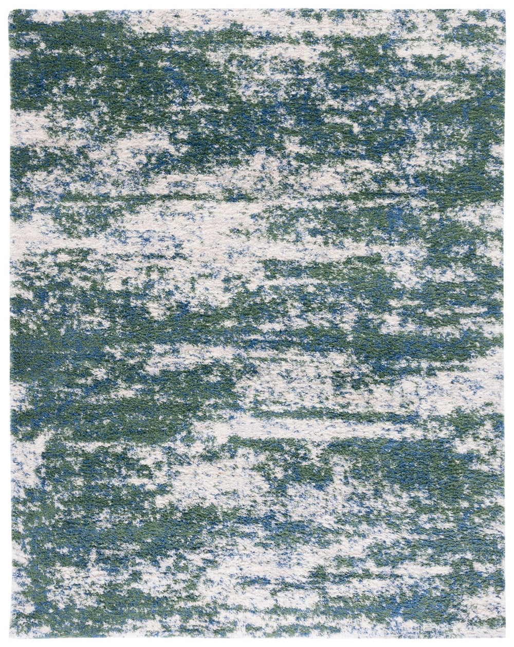 Safavieh Berber Shag & Flokati Rug - Luxurious Turkish Design With Abstract Pattern For Stylish Home Decor Green ,Beige Polypropylene Ber219y-216