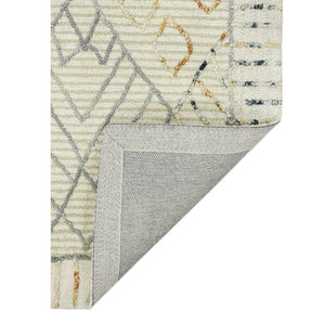Amer Rugs Berlin Farmhouse Geometric Hand-hooked Wool Area Rug – Trendy Style For Timeless Home Elegance Ivory Wool Ber30203