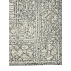 Amer Rugs Berlin Farmhouse Geometric Hand-hooked Wool Area Rug – Trendy Style For Timeless Home Elegance Gray,Beige Wool Ber40203