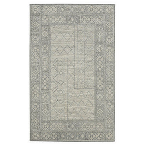 Amer Rugs Berlin Farmhouse Geometric Hand-hooked Wool Area Rug – Trendy Style For Timeless Home Elegance Gray,Beige Wool Ber40203