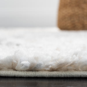 Safavieh Berber Shag Area Rug - Luxurious Turkish Design With Abstract Pattern For Elegant Home Decor Ivory ,Grey Polypropylene Pile Ber408a-6